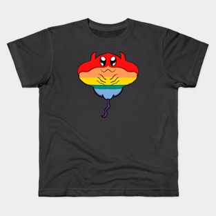 Rainbow Pride Sting Ray Kids T-Shirt